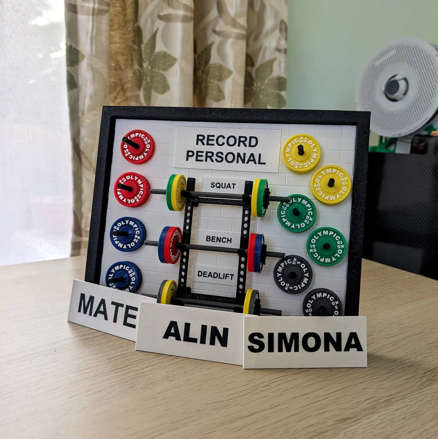 Tablou Olympic greutăți personalizabil