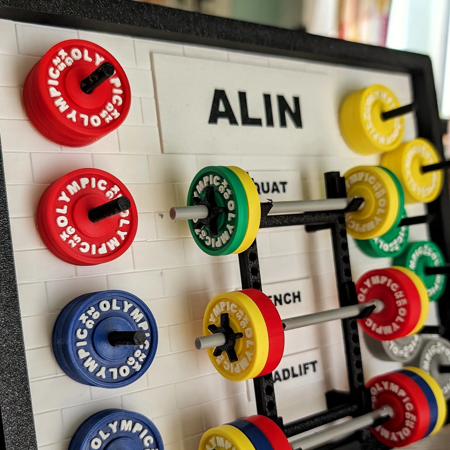 Tablou Olympic greutăți personalizabil