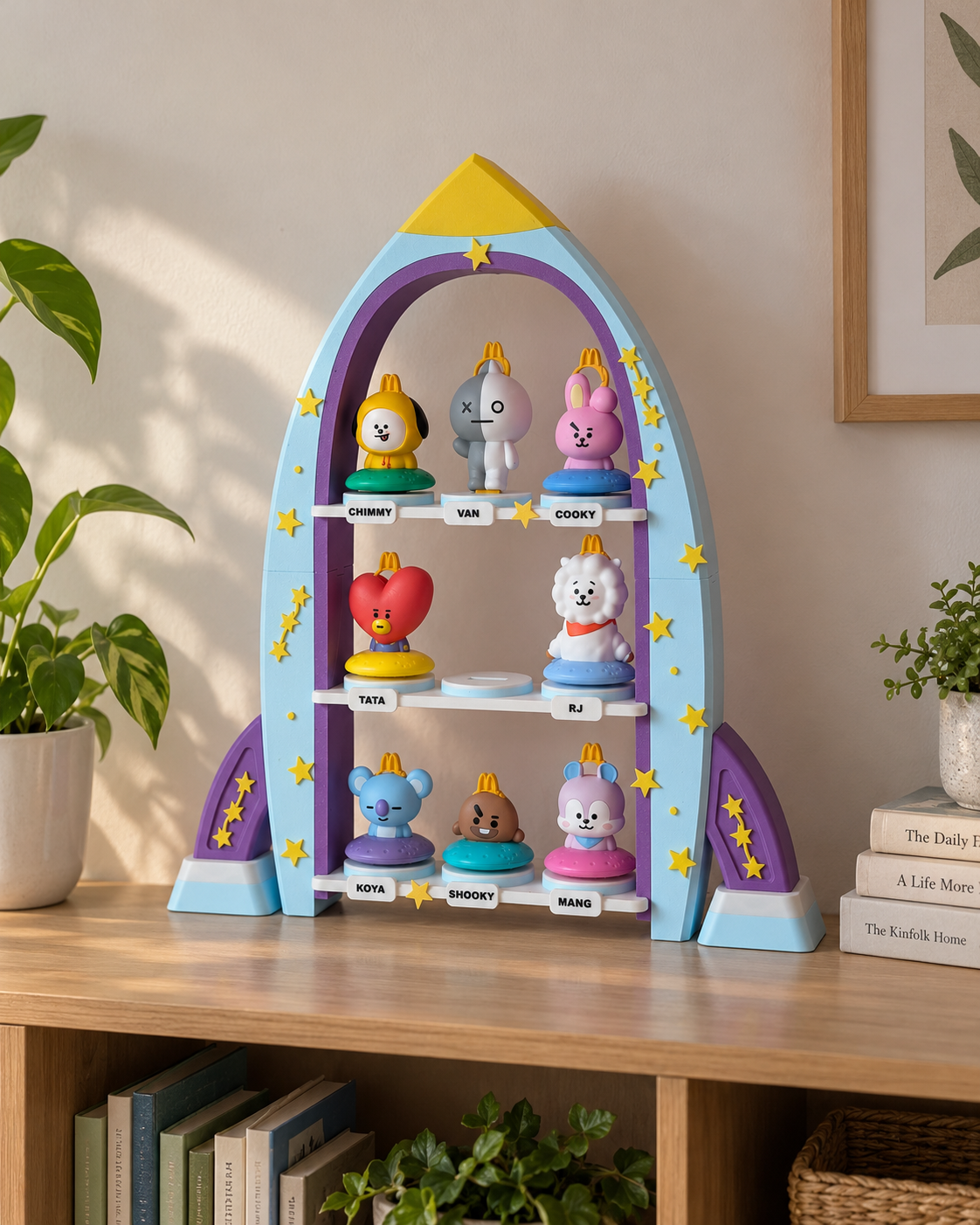 Suport rachetă BT21 BTS pentru figurine McDonald’s